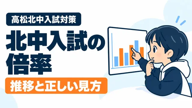 北中入試の倍率 推移と正しい見方